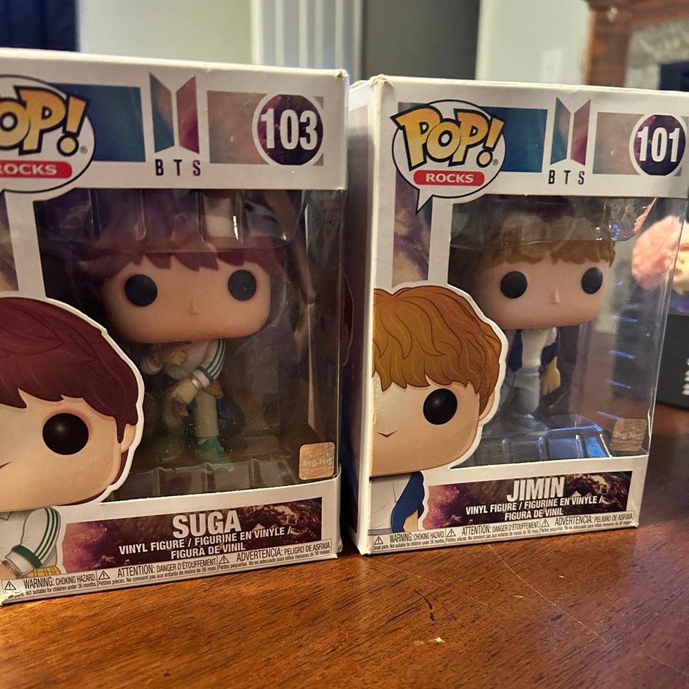 BTS SUGA & JIMIN Funko Pops